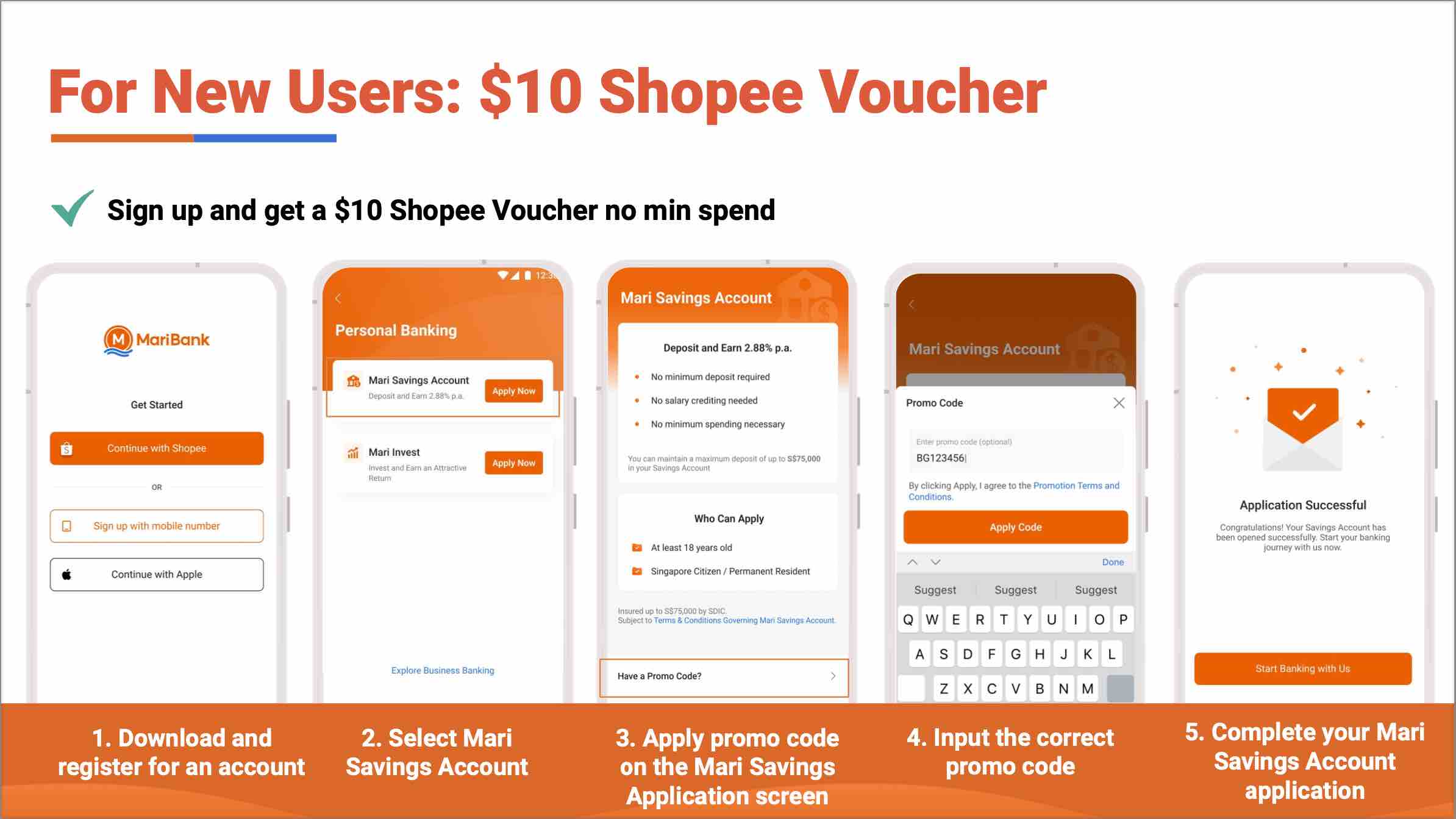MariBank Promotion $10 Shopee Voucher