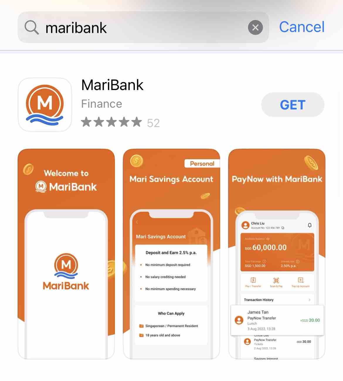 maribank app store download